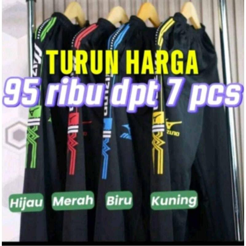 Promo 100rb Dapat 7pcs Celana Training olahraga Panjang MiZno Sport Pria Wanita Terlaris 1