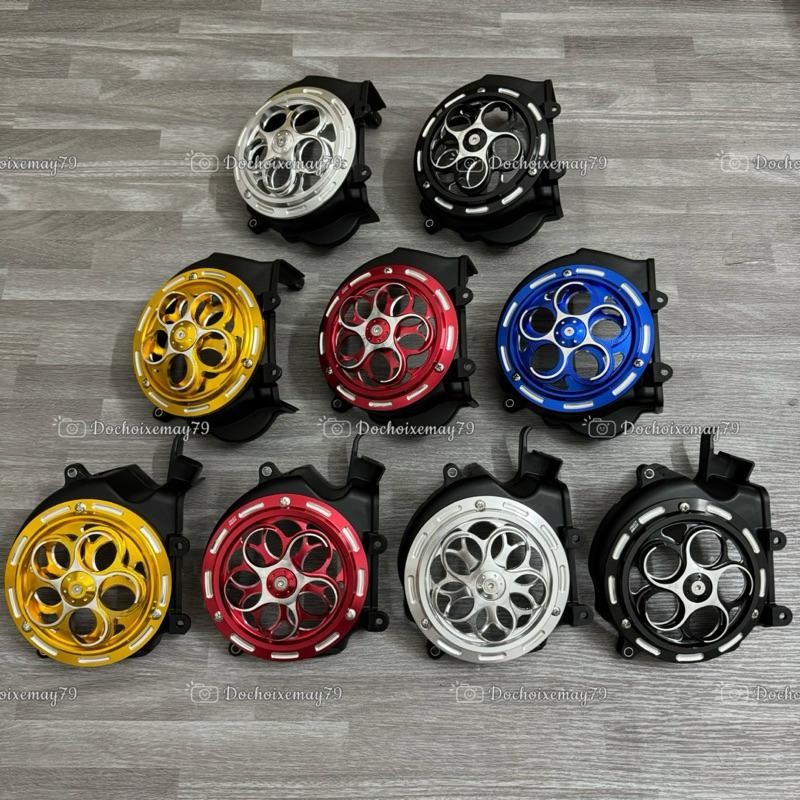 Ốp quạt gió xoay cnc gắn Vision 2014-2025 Scoopy tặng kèm ốc Salaya gắn như zin