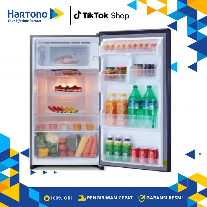 Sharp Kulkas 1 Pintu 1 Door Refrigerator SJX187MGDP 1