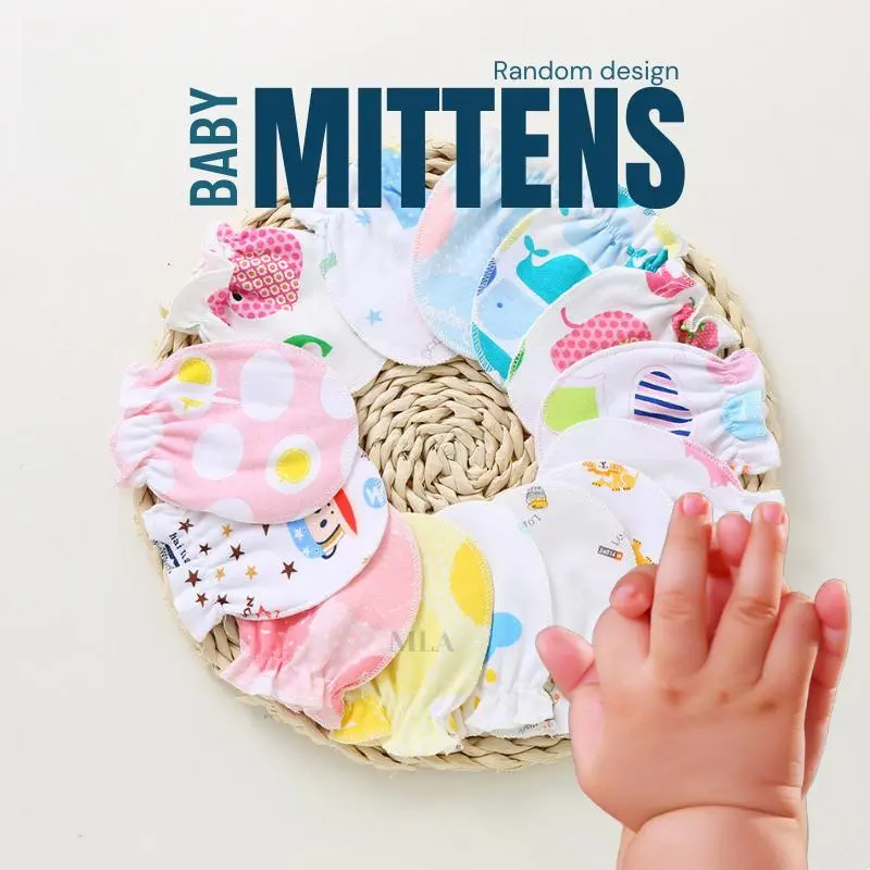 M #1000 Design! Baby Baby Protection Gloves Gloves Newborn Anti-Scratch Face Gloves Crawling Booties