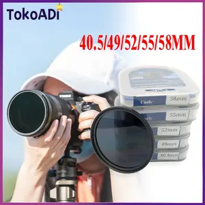 Neutral Density ND8 Lens Filter Circular Cuely 40.5MM 49MM 52MM 58MM  Untuk Nikon Sony Pentax Canon Camera