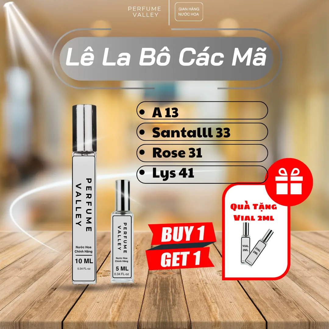 Nước hoa Lân la Bô Các Mã - Chiết thử nước hoa 5ml 10ml unisex