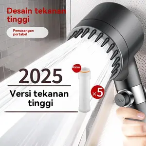 Shower Head with Spray Nozzle, Super Strong Rainfall, Pressure-Boosting Filter Shower Head, Pressurized Showerhead HS-HS-024