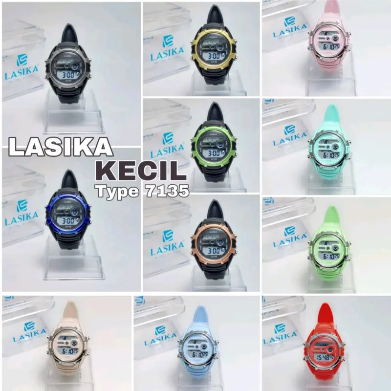 jam tangan digital tahan air ukuran kecil diamter 3.5 cm Digital Tahan air Anak Laki 3