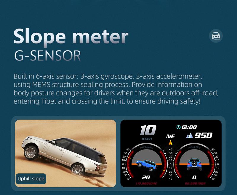 Product Introduction of Majesun P2 Car Digital Speedometer OBD2 GPS HUD Gauge Auto Display Alarm Water Oil Temperature Turbine Pressure on-board Computer 18