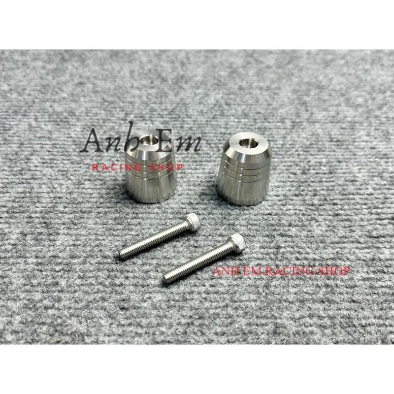  Gù Salaya Inox Chống Rung Kiểu SH MẪU SỌC Tiện Lòng Gắn Air Blade 2016-2023   AB 2016-2023  Vision Mới Vario 160 Phụ Tùng 