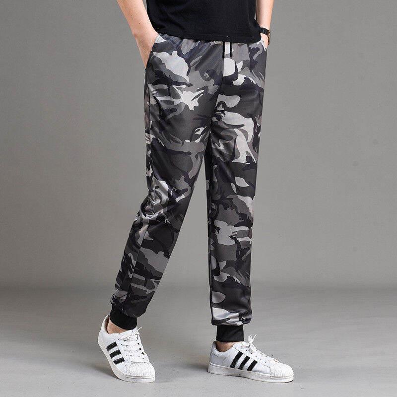 Autumn Trousers Men Stretch Camouflage Pant Casual Leg Fitting Sweatpants Loose Wear-resistant Trousers 8