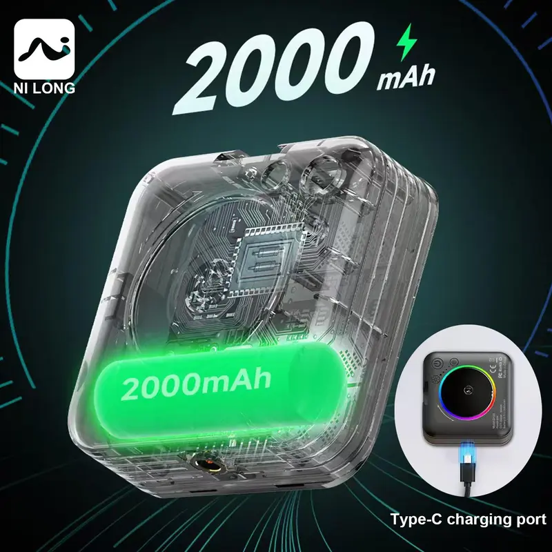 RGB Video Light, Portable LED Camera Light, 360° Full Color Portable Photography Lighting, Rechargeable CRI 95+ 2500-9000K Dimmable Panel Lamp 5
