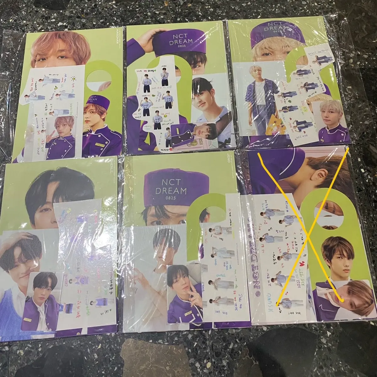 pc photocard set season greeting nct dream 2022