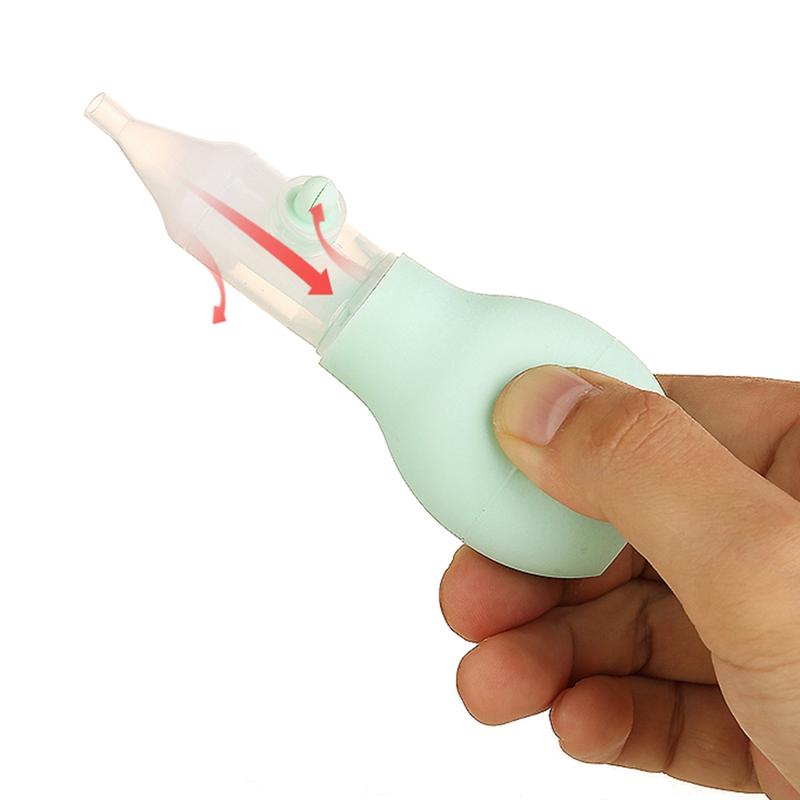 Newborn Nasal Aspirator Nose Vacuum Suction Squeeze Nose Aspirator Nose Cleaning Kit Easy Use Baby Nose Booger Sucker 5