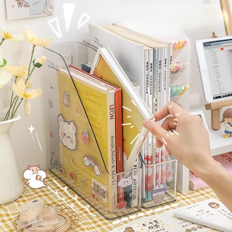 Product Introduction of แถมสติ๊กเกอร์ กล่องใส่หนังสือ เอกสาร อะคริลิคใส กล่องเอกสาร กล่องหนังสือ ใส่A4ได้ 22