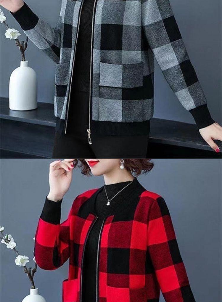 Product Introduction of Áo Khoác Ngắn Cho Nữ, Chống Nắng, Thích Hợp Cho Các Bà Mẹ Trung Niên, Áo Khoác Một Lớp Mùa Thu, Áo Cardigan Dáng Rộng Mới, Thích Hợp Cho Mùa Xuân Và Mùa Thu Của Phụ Nữ Trung Niên, Áo Khoác Bóng Chày 4