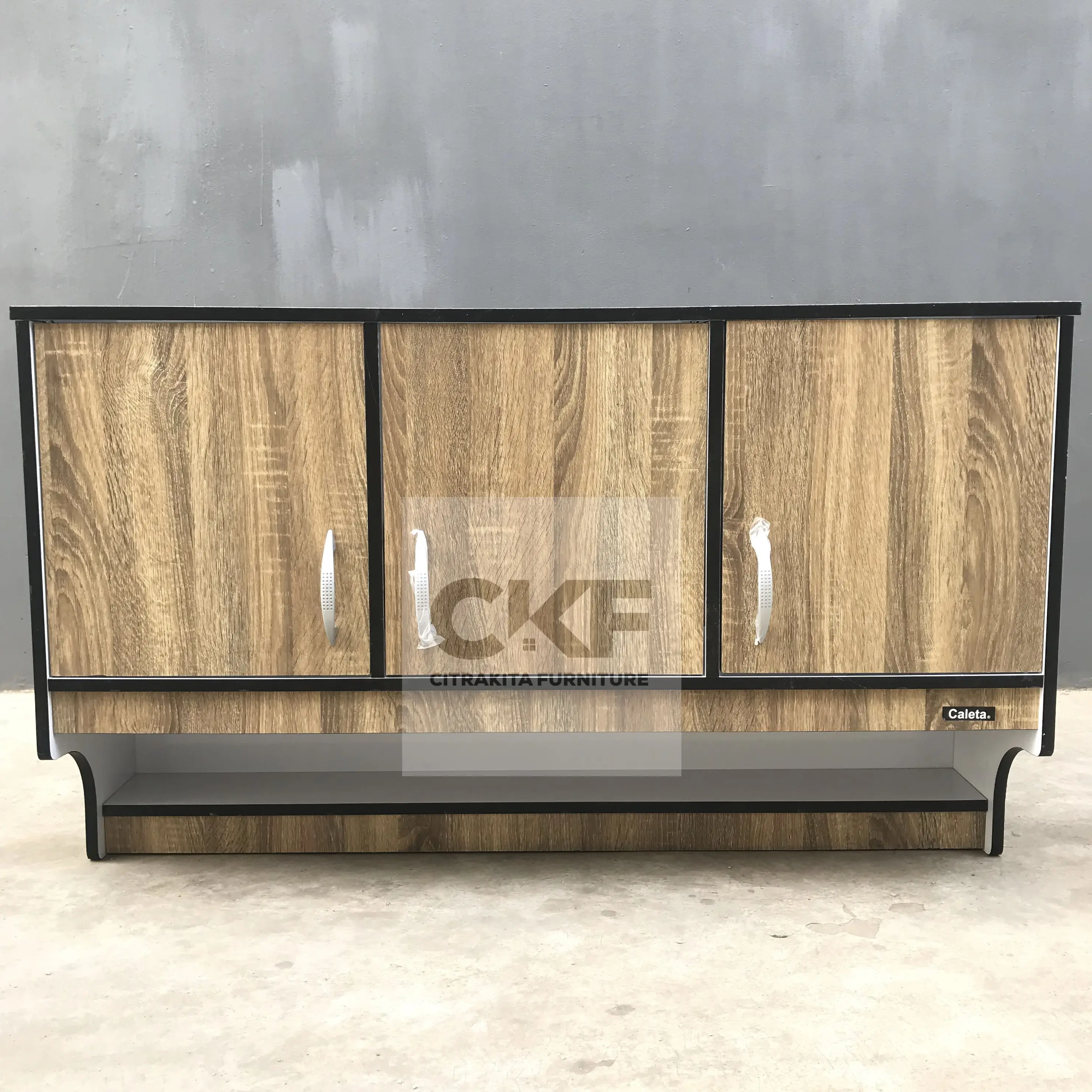 Kitchen set minimalis gantung caleta Kayu Pintu