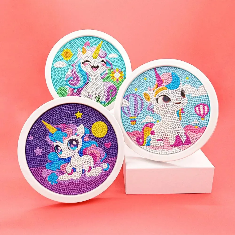 Painting Set Cute Unicorn Beginner Diamond Painting Set DIY Children and Adults Diamond Painting Photo Frame Craft
