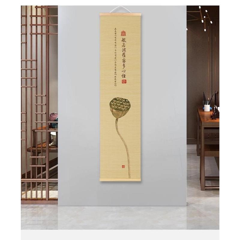 Mành Rèm Trúc In Hình Nghệ Thuật, Decor Trang Trí Nhà Hàng, Rèm Trúc Phòng Trà (giá bán theo lẻ hình) 7