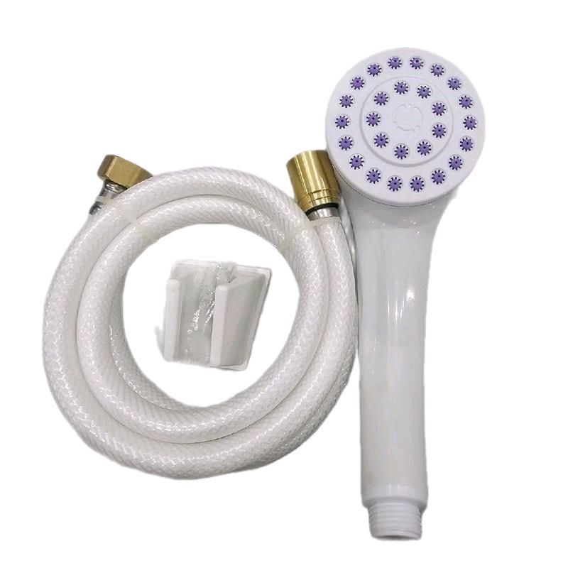 Bộ Sen Tắm Nhựa Không Chỉnh Nước Mạnh Cho Nhà Nước Yếu (Bồn Thấp) vòi shower filter hoa đầu