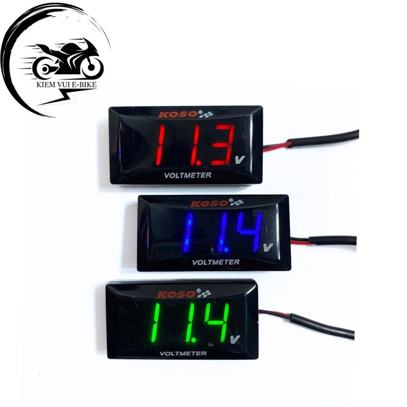  Đồng hồ báo volt koso 10v-150v cho xe điện xe máy điện nhiều màu Phụ Kiện 