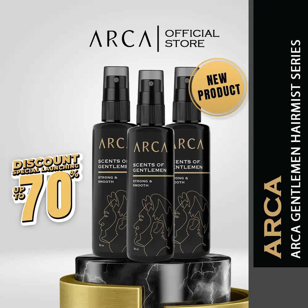 ARCA GENTLEMEN HAIRMIST SERIES - PAKET BUNDLING HAIR MIST