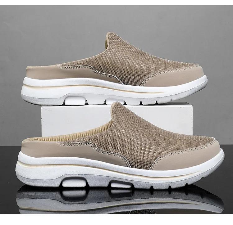 Product Introduction of Sneakers for Men Women Lightweight Casual Shoes Half Slippers Walking Shoes Plus Size 35-48 14