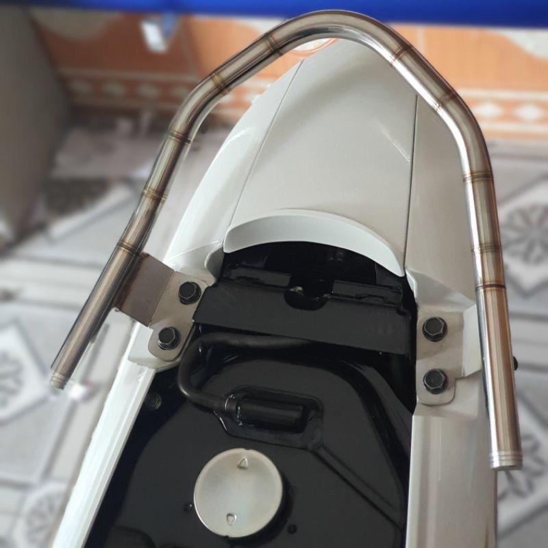  Tay xách cảng sau inox 304 xe máy wave 100 wave 110 wave 50cc 