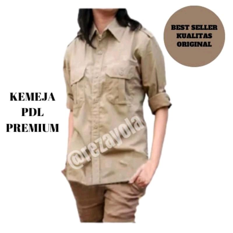 Kemeja PDL WANITA Outdoor Lengan Panjang 0