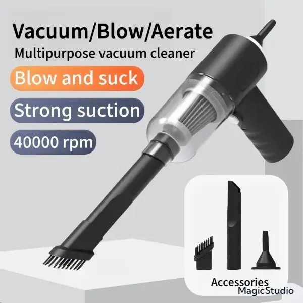 9900PA mini cordless vacuum cleaner rechargeable & portable wireless car vacuum for home office room vacuum Kereta 9kpa deebot