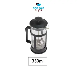 One Two Cups Teko Pot French Press Coffee Maker 350ml KG73I