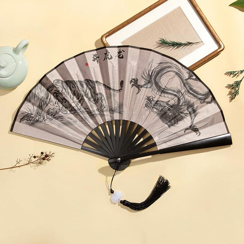 Product Introduction of Quạt Gấp, Phong Cách Trung Quốc Và Nhật Bản Mới, Chuôi Gỗ, Quạt Khiêu Vũ Cổ Điển Tua Rua Thanh Lịch, Quạt Nữ, Quà Tặng Thủ Công Nghệ Thuật Tiệc Tùng, Bộ Trang Trí Nhà Cửa 15