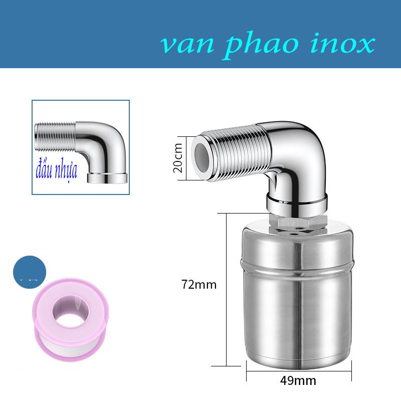 Van phao chống tràn nước tự động 27MM Van phao cơ inox 304 chống tràn tự động nhỏ gọn 27MM