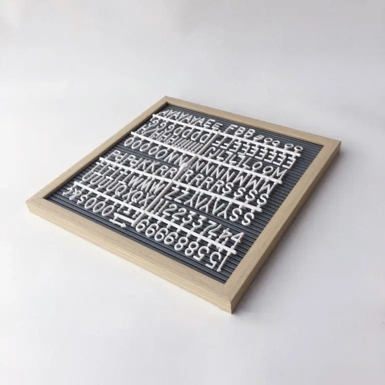 PAPAN  NAMA BAYI LETTER BOARD 30X30 CM (TERMASUK HURUF) HURUF ANGKA BOARD MENU PAPAN PENGUMUMAN 4