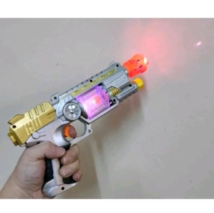 Mainan Anak Laki Laki Tembak Laser Bisa Nyala CF-927 Mainan Anak Tembak Laser Gun Dengan Lampu Dan Suara Terbuat Dari Plastik Panjang 26 Cm Toy 7
