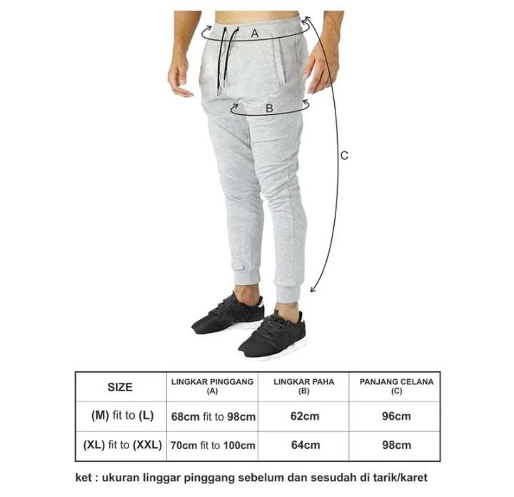 Product Introduction of Celana Jogger Unisex - Bahan Berkualitas - Nyaman Dipakai - Ukuran M, L, XL, XXL - Tersedia dalam 7 Warna - Sport regular slim-fit 0