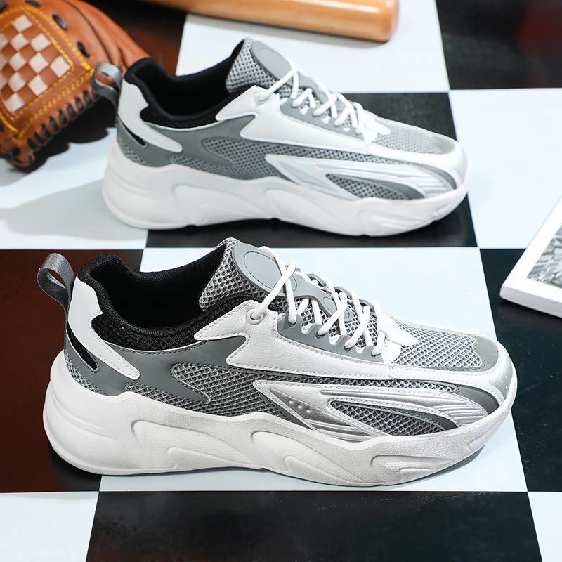 Customize Plus Size US 13 14 EU 47 48 Man Fashion Casual Sports Sneakers Blank Leather Running Walking Shoes for Men Athletic Closed_voghion.com