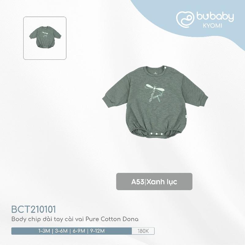 Product Introduction of GB D24: Body Chip Dài Tay Bubaby Cho Bé Trai, Bé Gái Size 1-12m - Jumpsuit - Voi 9