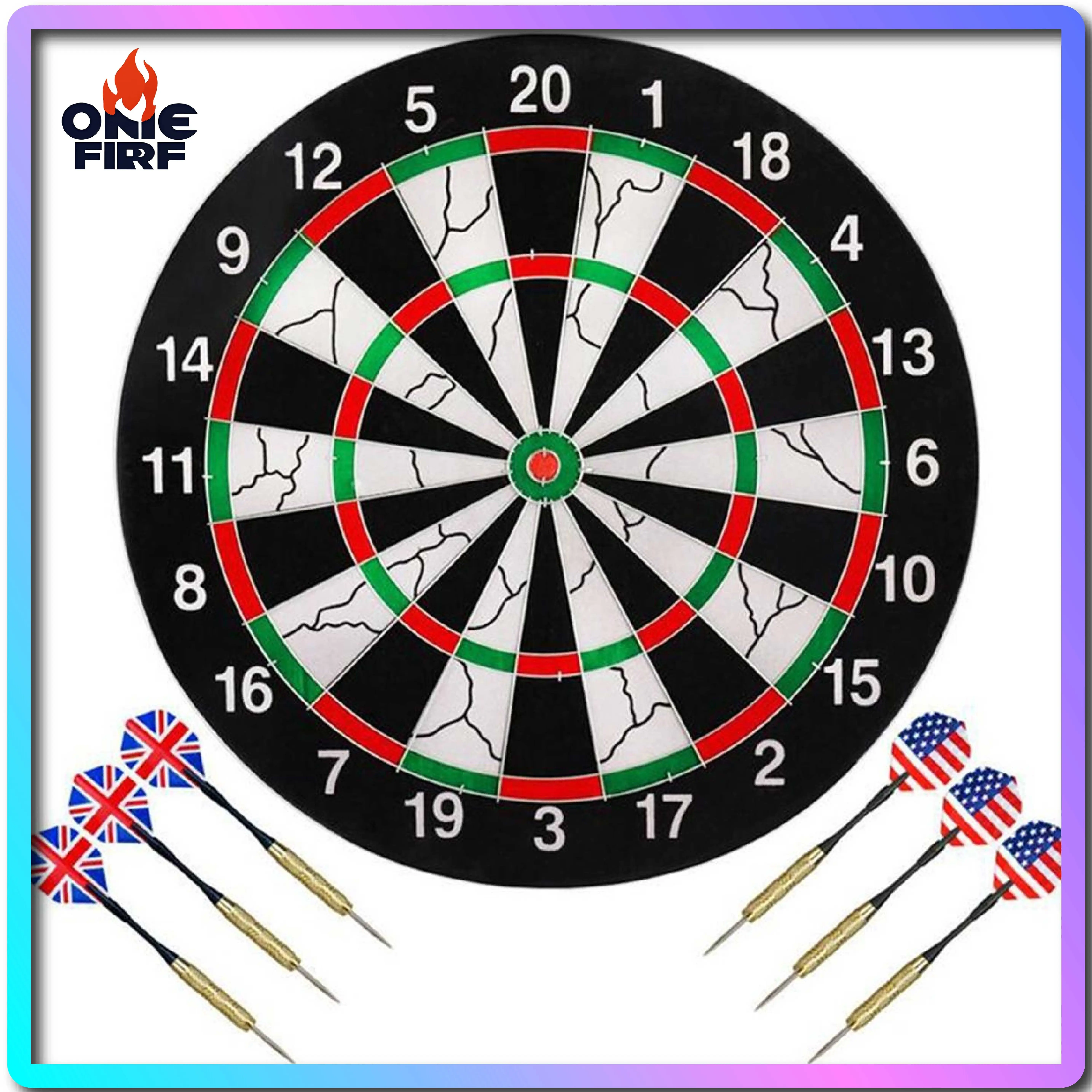 Dart Cod 【One Fire】【7*24Hours】COD Dart Board Set Thickened Double-Sided Dart ...