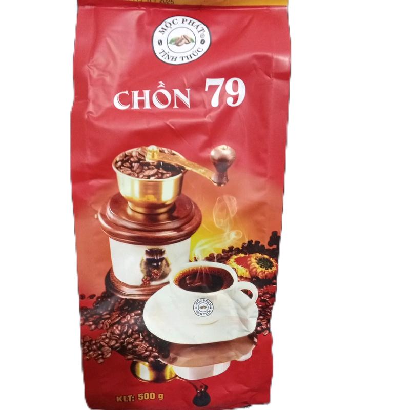 Cà phê chồn 79 MỘC PHÁT gói 500g - Thơm ngon sánh đậm - Coffee Cafe chất lượng cao hương vị đặc trưng - Socola