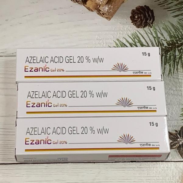 EZANIC GEL 20% - AZELAIC ACID GEL 20% - GEL CHẤM MỤN/DƯỠNG DA MỜ THÂM MỤN, CHỐNG LÃO HÓA