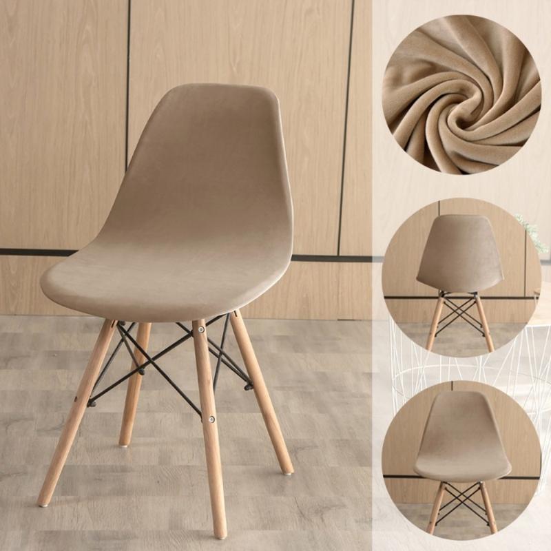 Product Introduction of Bọc Ghế Nhung, Phong Cách Eames, Vỏ Tích Hợp Không Tay Đàn Hồi, Bọc Ghế, Siêu Mềm, Thích Hợp Cho Ghế Ăn 8