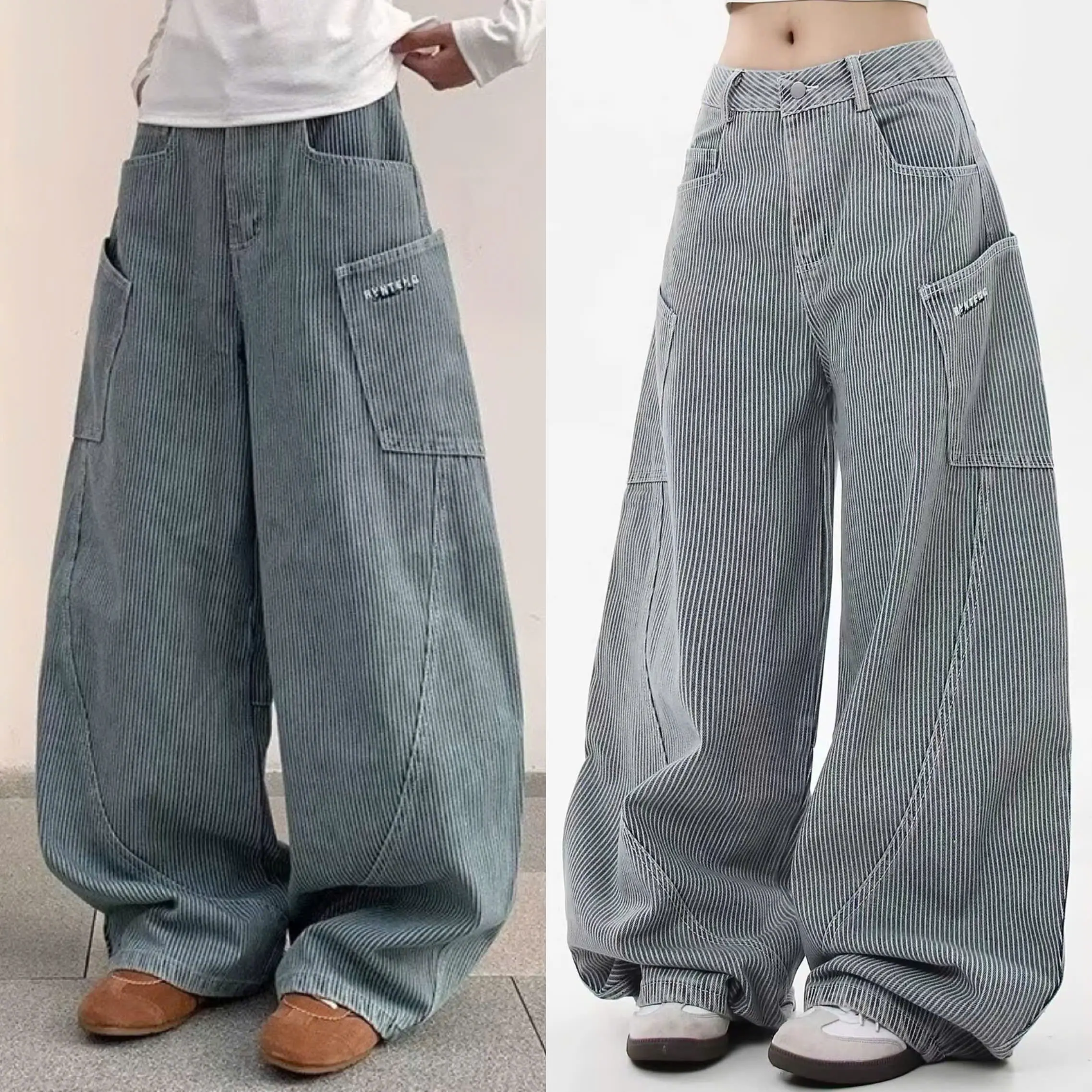 [DEAL MỞ BÁN] Quần Jeans Sọc Ống Rộng Thiết Kế tại Xưởng May ZooZoo