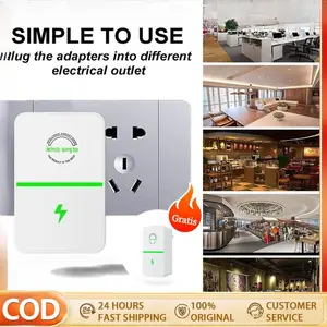 Benefit Eksklusif【Beli 1 Gratis 1】 KOTAK HEMAT LISTRIK Perangkat Pintar Stabil - Hemat Energi Alat Rumah Tangga, Anti Overload Melindungi Perangkat, Mudah Pasang Tanpa Teknisi, Cocok untuk Rumah/Kantor/Kost/Usaha Kecil,