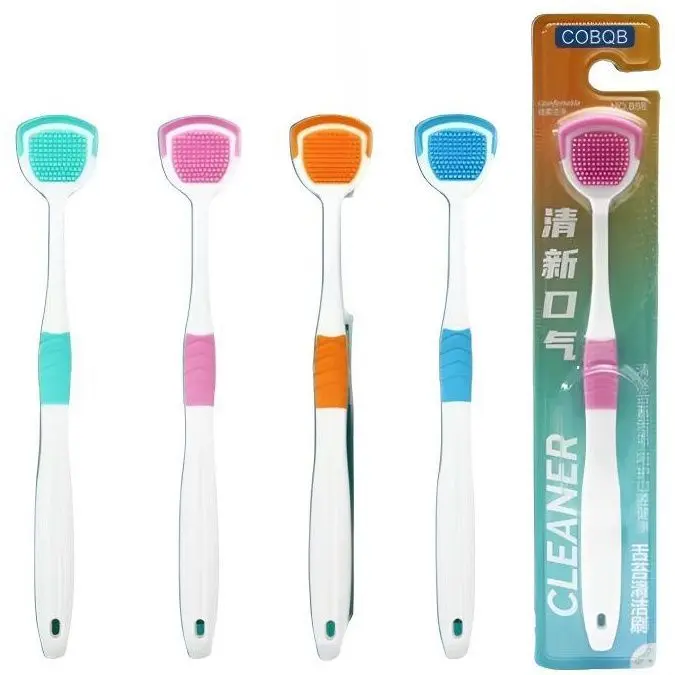 New Multi-Functional Tongue Coating Cleaning Brush, Efficient Oral Tongue Care, Anti-Halitosis Adult Tongue Scraper Independent Packaging Cleansing