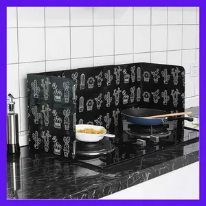 Pelindung Penutup Kompor Aluminium Anti Api Cipratan Minyak Alat Dapur Aluminium Foil Plate