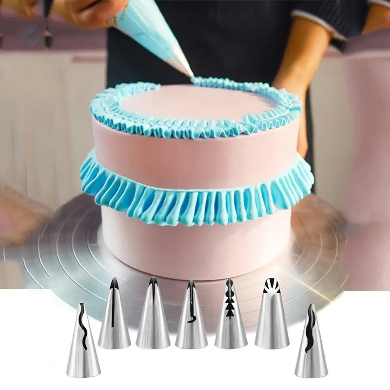 Stainless Steel Cake Decorating Nozzle Set, 18pcs/set Cake Decorating Tool, Cake Decorating Nozzle Kit, Baking Tool for Home Kitchen 2