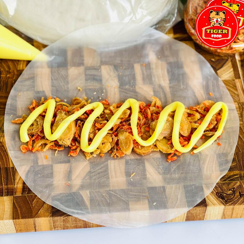 Muối ruốc hành phi hũ 200G TIGER FOOD muối tôm nhuyễn hành phi đặc biệt ăn kèm bánh tráng phơi sương SIÊU NGON Snack Ăn Vặt Topping bánh tráng 1