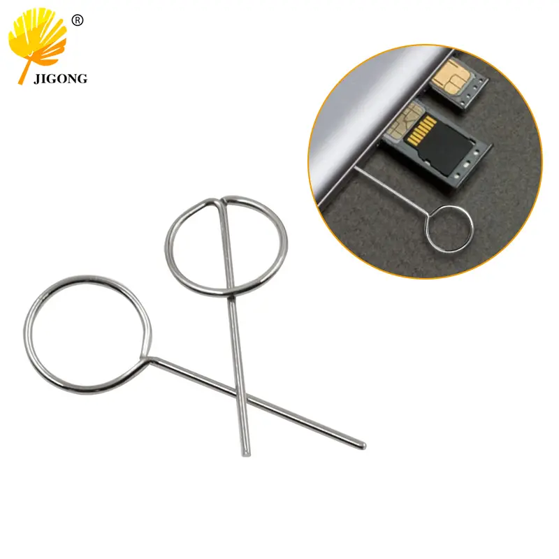 10pcs Sim Card Tray Pin Eject Removal Tool Needle Opener Ejector for Mobile Phone Removel Eject Pin Key Tool Cellphone Smartphone