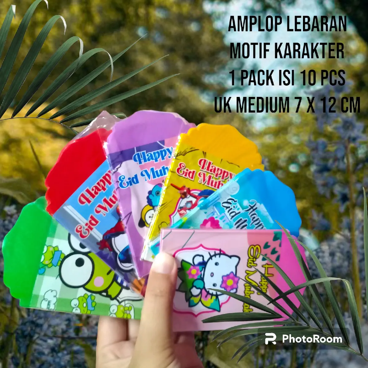 Paket Usaha Amplop lebaran Karakter Siap Jual