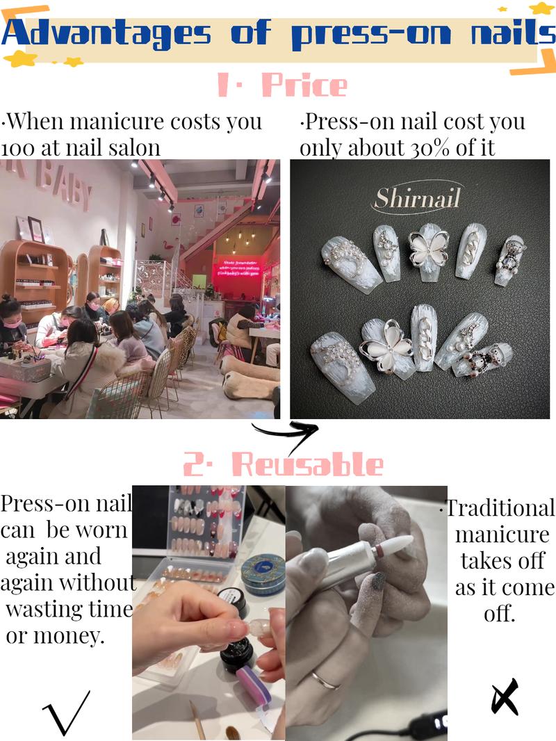 Product Introduction of 【A44】Cat Eye | Handmade Press-on Nails, False Nails, Manual Nails, Original Fashion Design | Comes with Manicure Toolkit, Jelly Gel, Glue 10