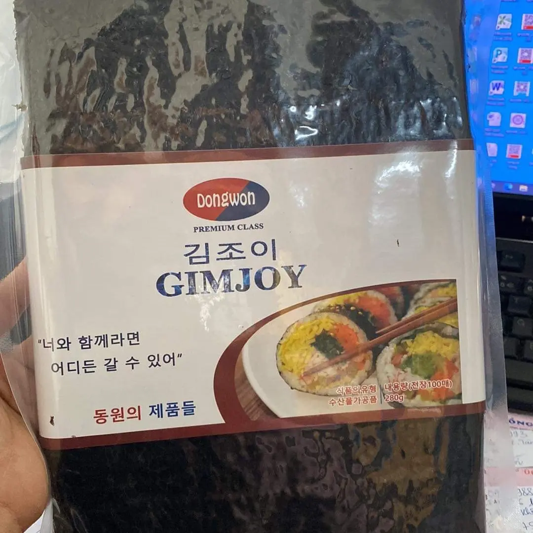 Lá kim cuốn cơm 100 lá to 19*27