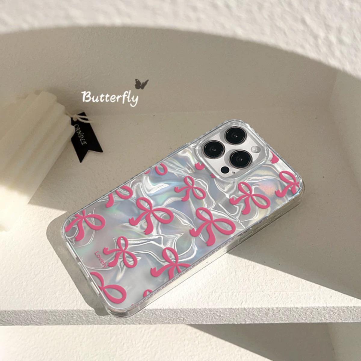 Casing Untuk hp Realme Note 60 Note50 C63 C65 C67 C61 C53 C55 C51 C35 C11 2021 10 C33 C31 C30 C30S C15 C12 C25 C21Y 5i 6i C3 C2 Lovely Pink Bow Knot Ripple Luster ponsel aksesoris handphone SoftCase Casing Untuk hp Realme Note 60 Note50 C63 C65 C67 C61 C53 C55 C51 C35 C11 2021 10 C33 C31 C30 C30S C15 C12 C25 C21Y 5i 6i C3 C2 Lovely Pink Bow Knot Ripple Luster ponsel aksesoris handphone SoftCase