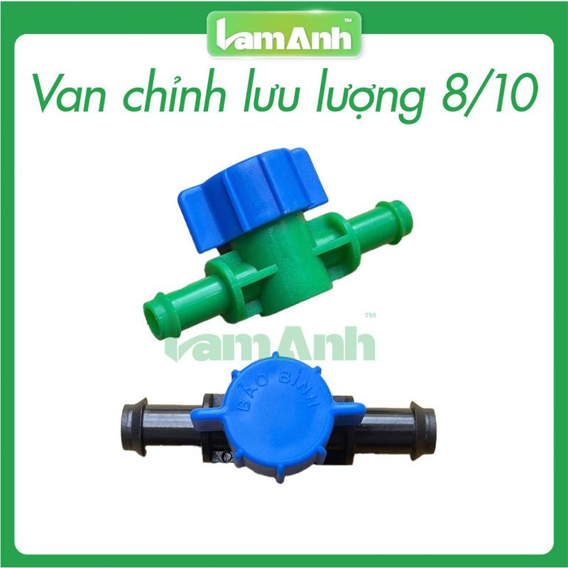 (Giá sỉ) 100 van giảm áp điều chỉnh lưu lợng ống 8 ly - 10 ly dùng điều chỉnh lưu lượng nước trong hệ thống tưới tự động